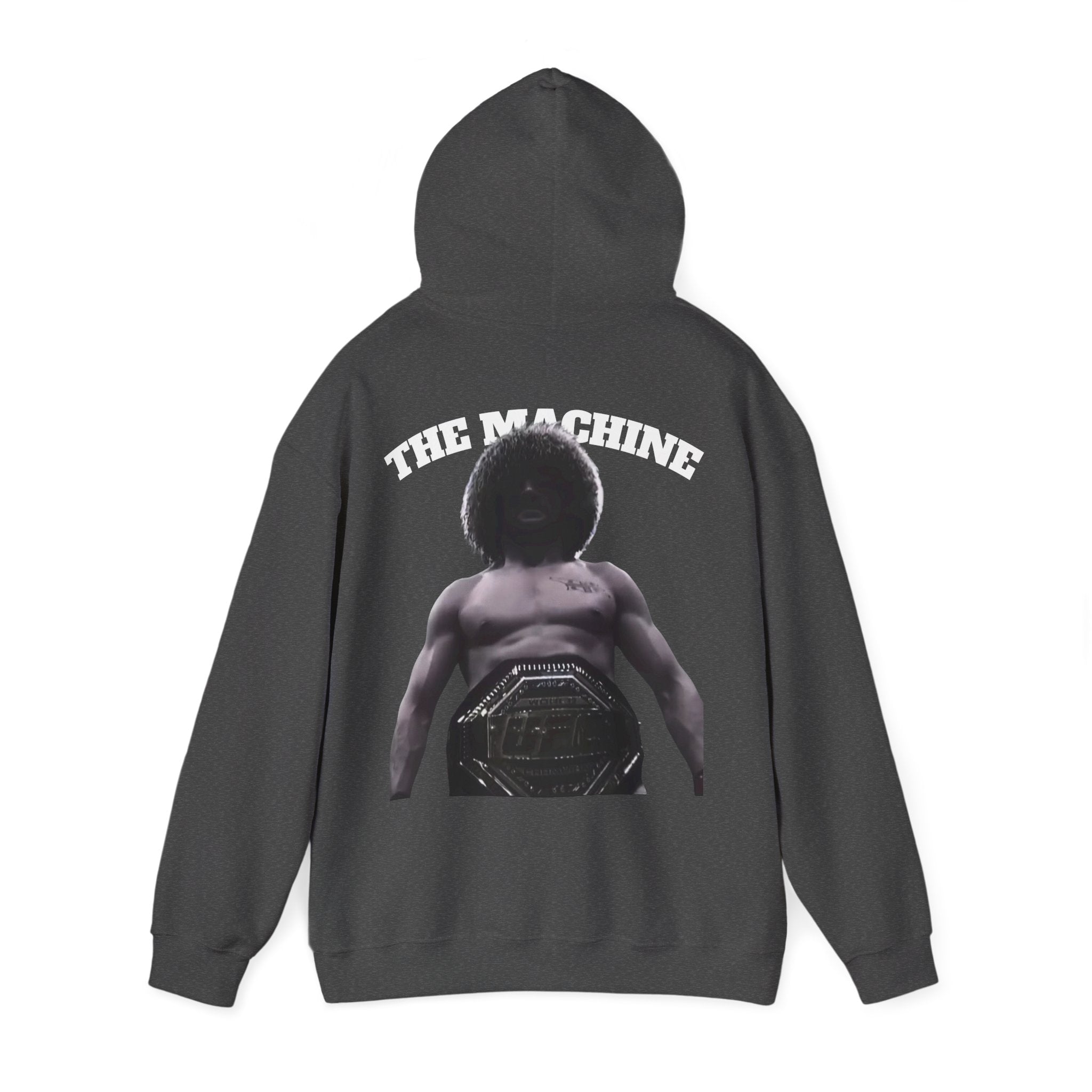 MERAB DVALISHVILI Hoodie – USA &GEORGIA Flag Small Chest + Back Wrestler Belt Design
