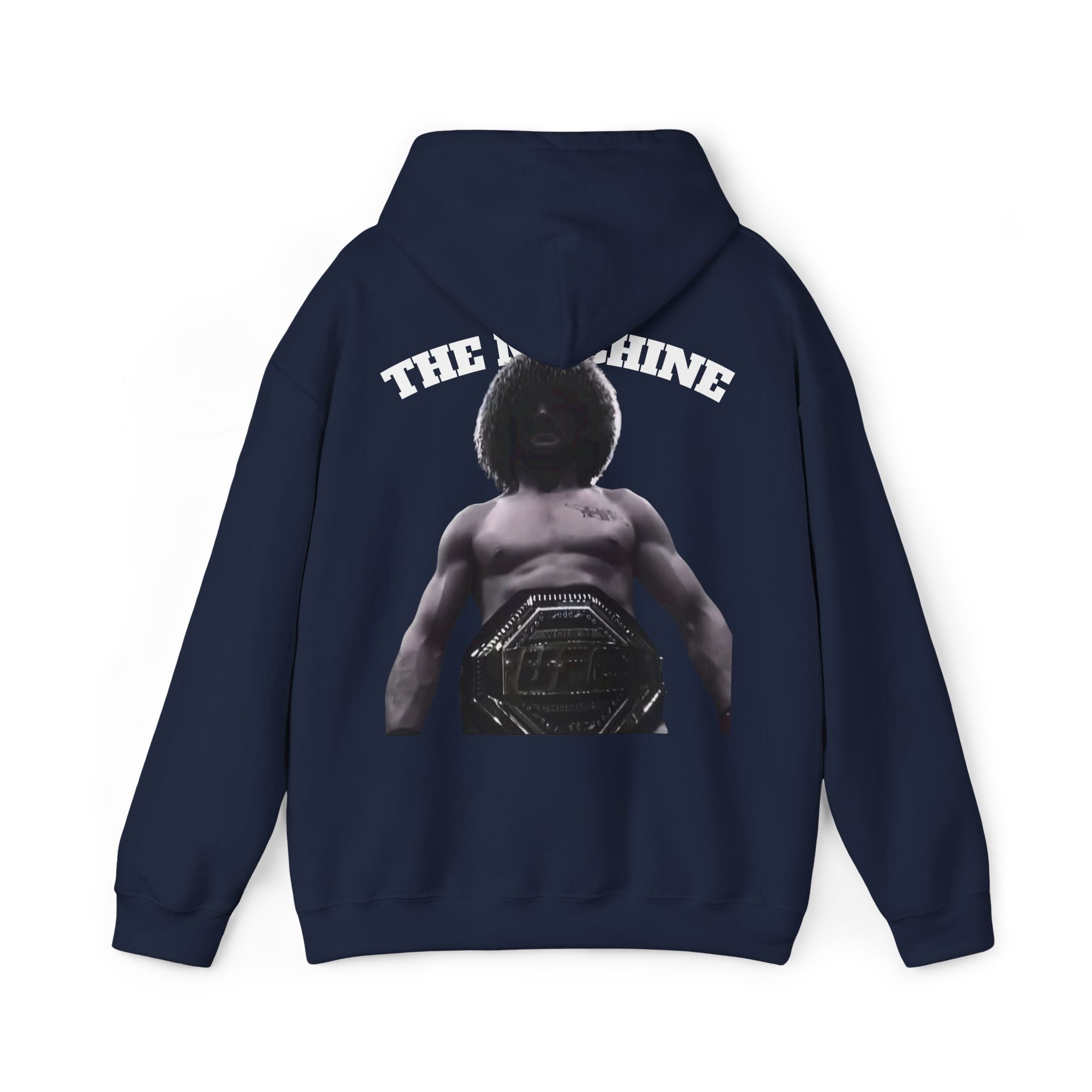 MERAB DVALISHVILI Hoodie – USA &GEORGIA Flag Small Chest + Back Wrestler Belt Design